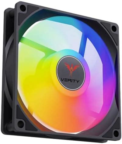 Verity RGB 120mm Case Fan, ICE C400 CPU Cooler/CPU Fan with Rainbow LED ...