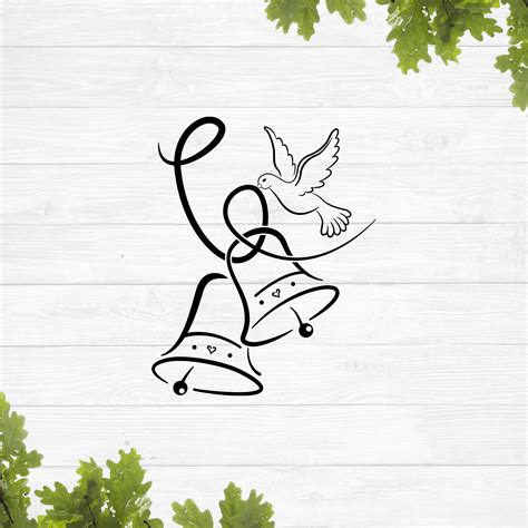 Christian Wedding Bell Clipart