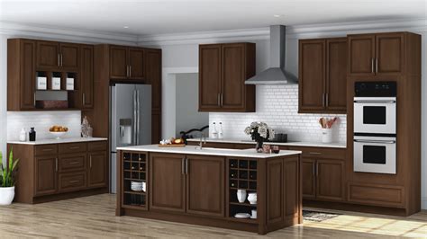 Hampton Wall Kitchen Cabinets in Cognac – Kitchen – The Home Depot