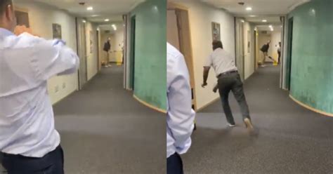 Video Of Indian And German Officials Playing Cricket In Office Goes Viral