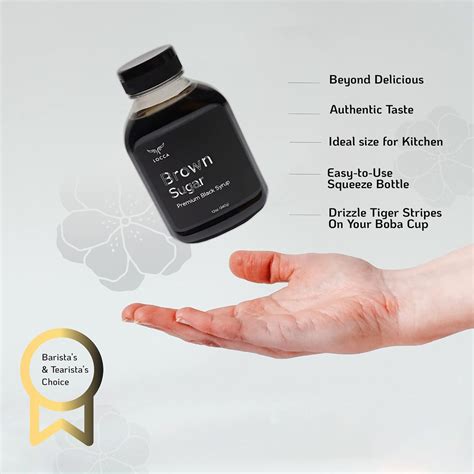 Buy Brown Sugar Syrup, Brown Sugar Boba Syrup, Black Sugar Syrup, Brown ...
