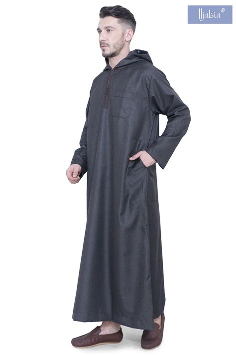 Hooded Mens Thobe - Full Sleeves - HD8 – IIJABIA