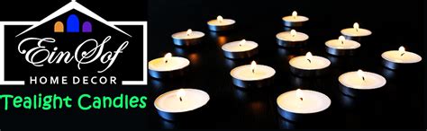 Ein Sof 50 pcs Tea Lights Candles for Home Décor – 2 hrs of Burning ...