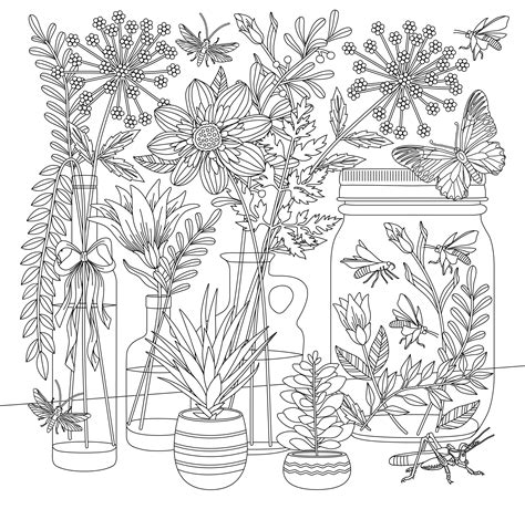 Coloring pages for Hopper Studios calendar on Behance