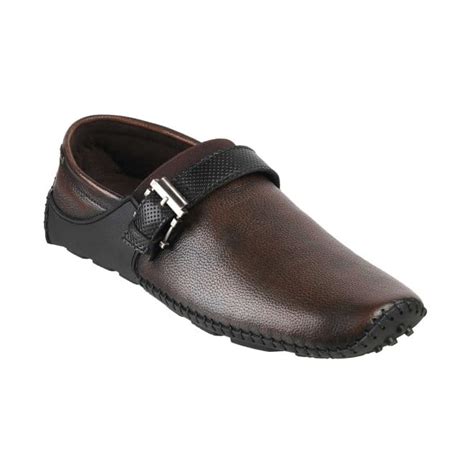 Buy Mochi Men Brown Formal Moccasin Online | SKU: 71-8492-12-40 – Mochi ...