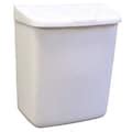 Hospeco Sanitary Napkin Receptacle, White 250-201W | Zoro
