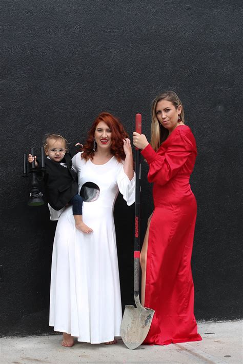 Nostalgic Halloween Costumes from 80s Babies Megan & Jackie