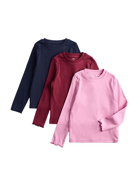Buy 3 Pack Cotton Rich Ribbed Tops at Marks & Spencer