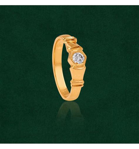 Diamond Yellow Gold Ring – Krishna Jewellers Pearls and Gems Pvt Ltd