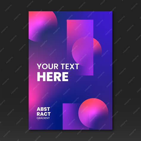Abstract shapes cover template | Premium Vector