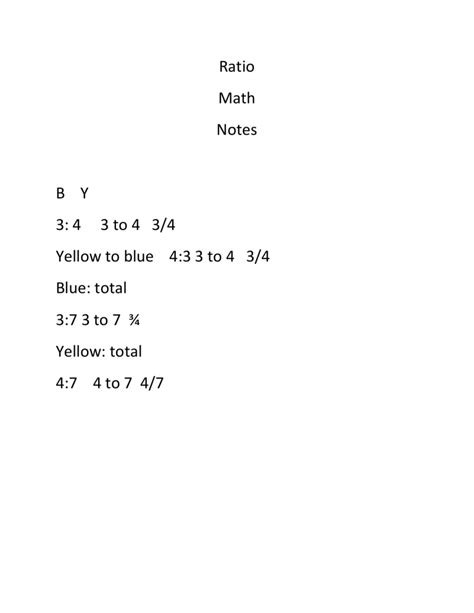 Image result for Basic Ratio Math
