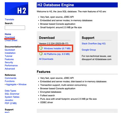 Install H2 Database Tutorial 的图像结果