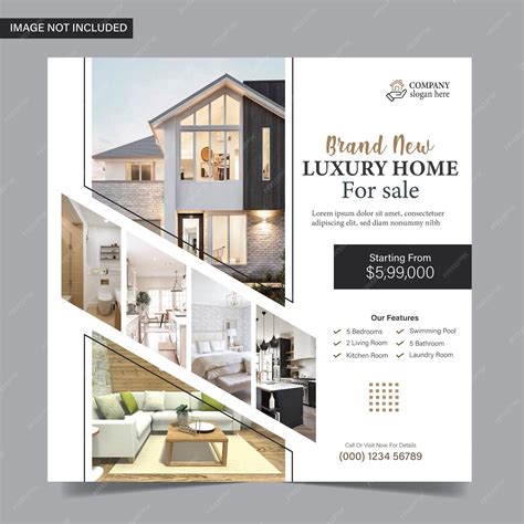 Premium Vector | Real Estate Ads Template, Corporate Colorful Real ...