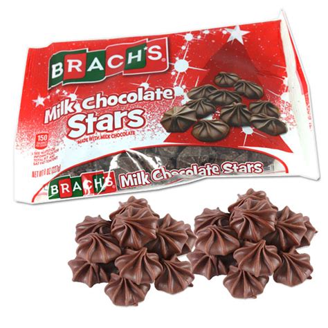 Brach's Milk Chocolate Stars 8oz Bag - candyheavenshop.com