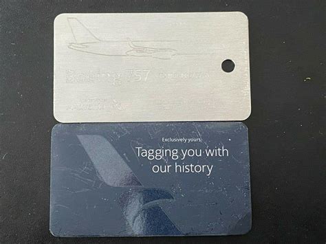 AMERICAN AIRLINES RARE AA Concierge Key Metal Bag Tag Retired Boeing ...