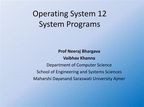 Image result for Operating System Programs