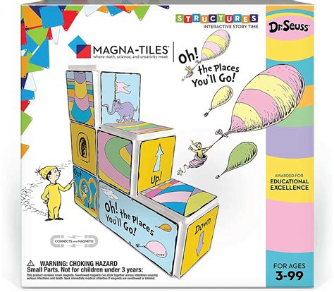 CreateOn Dr. Seuss Oh! The Places Youll Go! Magna-Tiles India | Ubuy
