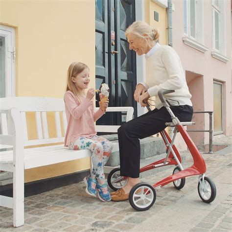 Buy byACRE Carbon Ultralight Rollator Walker with Organizer Bag, Wide ...