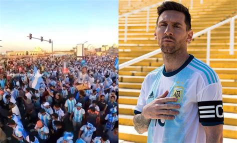 Indian Fans Carrying Drums And Flags Gather Outside Qatar University To ...