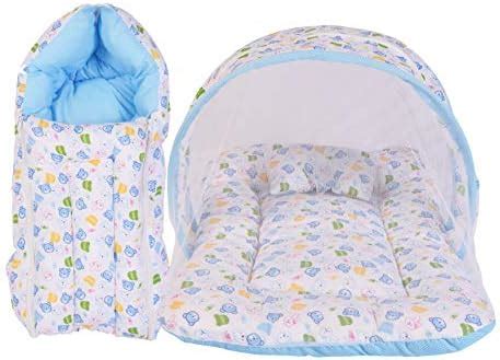 Fareto Baby Gift Pack Set Mattress with Net & Sleeping Bag(0-6 Months ...