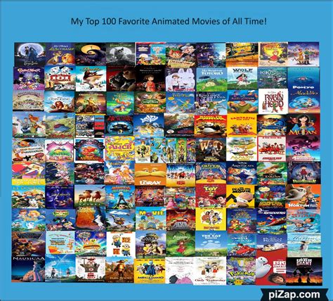 Top 100 Animated Movies 的图像结果