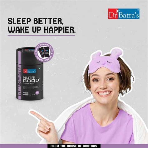 Dr Batra's Nutrigood Melatonin Sleep Gummies for Falling Asleep Faster