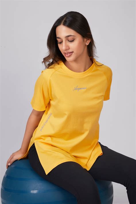 Sky Blue Women's Full Sleeve Cotton Tee – Anywear