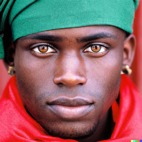 African People With Green Eyes