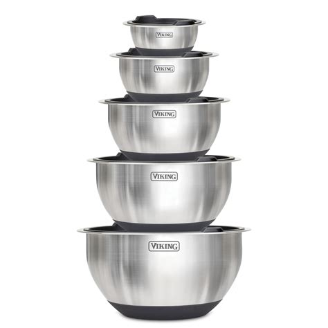 Stainless Steel Mixing Bowls with Nonslip Bottom | Viking
