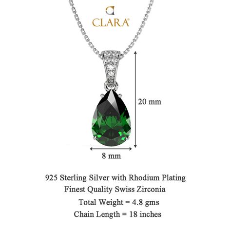 Buy Premium 925 Sterling Silver Pendants for Women & Girls – CLARA
