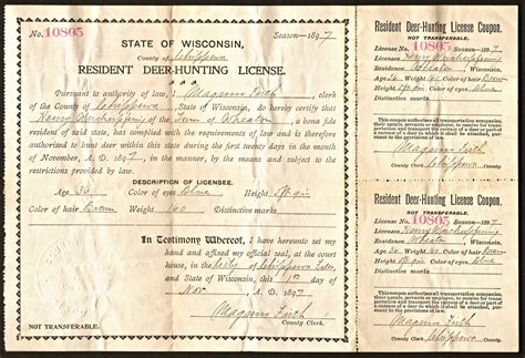 Deer Hunting License