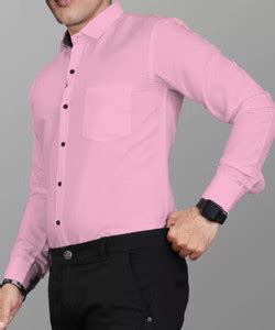 SUPERSQUAD Men Solid Formal Pink Shirt - Buy SUPERSQUAD Men Solid ...