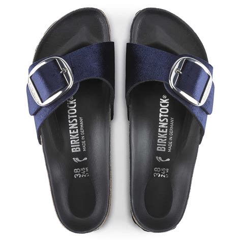 BIRKENSTOCK Madrid Big Buckle Sandal - Blue