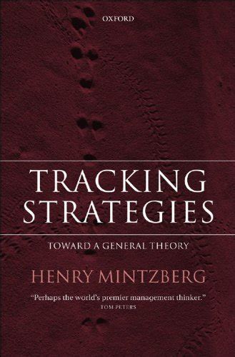 Tracking Strategies: Toward a General Theory eBook : Mintzberg, Henry ...