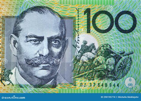 Australian $100 Dollar Note Close Up Stock Photo - Image of fina ...