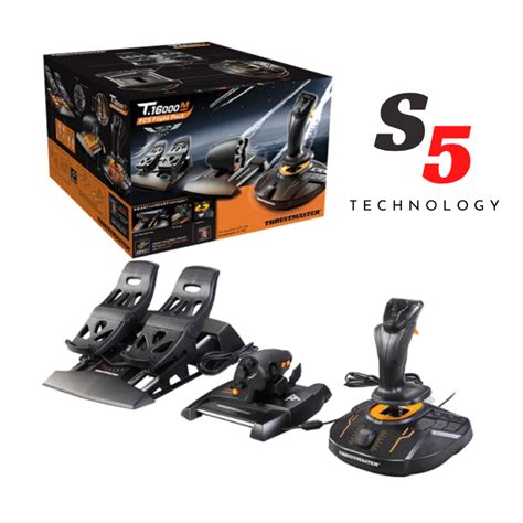 Thrustmaster T16000M FCS Flight Pack/ T.16000M Flight Control System ...