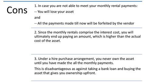 Hire Purchase Agreement In Canada - Expert By Area