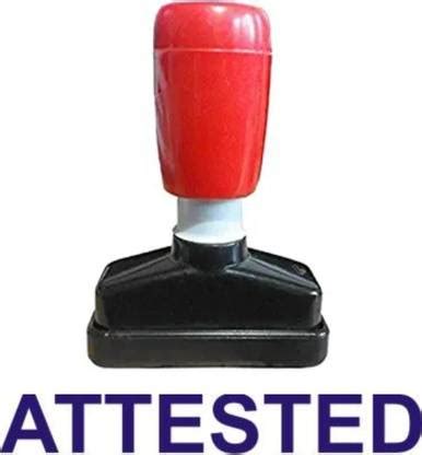 Dura ATTESTED RUBBER STAMP Price in India - Buy Dura ATTESTED RUBBER ...