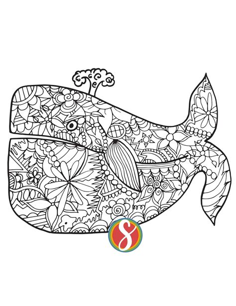 Whale Coloring Pages Free Printable