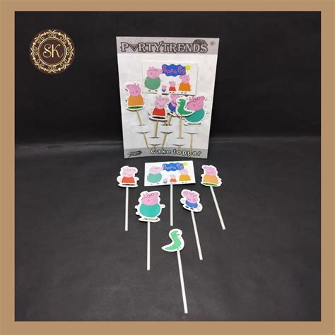 Theme Cake Toppers - 6pcs, Happy Birthday Cake Toppers | Party Cake To ...