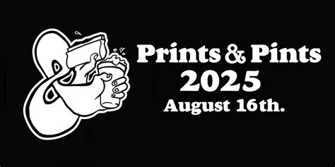 Prints & Pints 8, The Daily Growler - GVBD, Columbus, 16 August 2025 ...