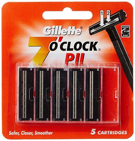 Gillette 7 o' Clock PII Blades - 5 Cartridge – Quick Pantry