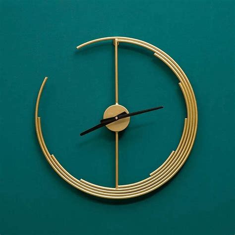 Moon Wall Clock | Metal Wall Clock | Large Wall Clock – Writings On The ...