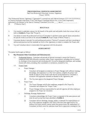 Fillable Online RECITALS Exhibit B Scope of Work (Scope); (Services ...