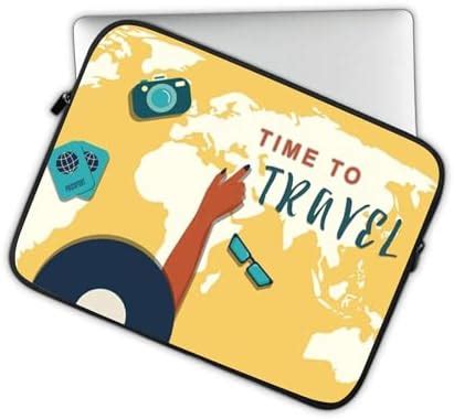 Sleeky India Time to Trave - Sleeky India Designer Laptop Sleeves ...