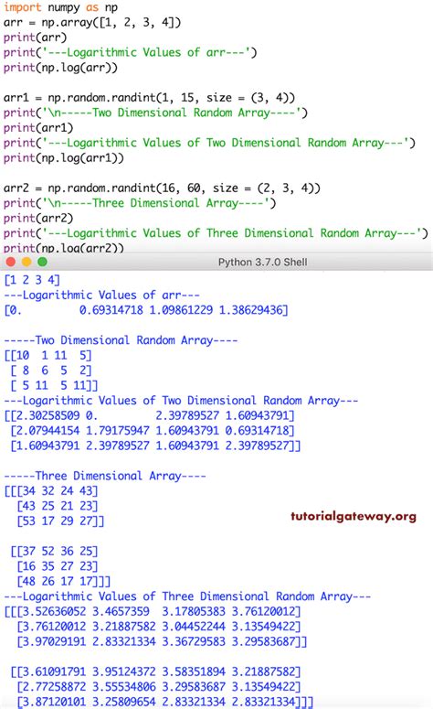 Image result for Log Python-Numpy