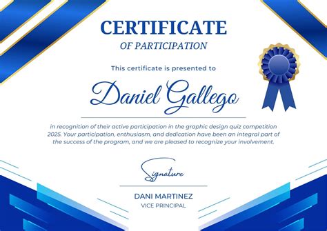 Participation Certificate Certificate Of Participation Self4Society