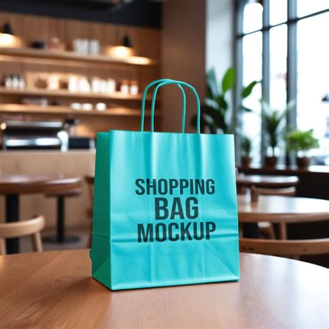 Professional shopping bag mockups for retail branding | Premium AI ...
