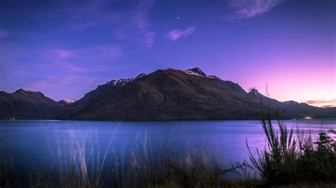 Wallpaper mountain, lake, lake wakatipu, new zealand hd, picture, image