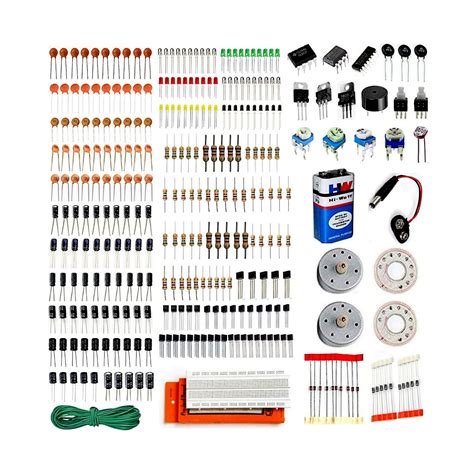 Robotbanao Electronic Components Kit-DIY Projects-Small Prototyping ...